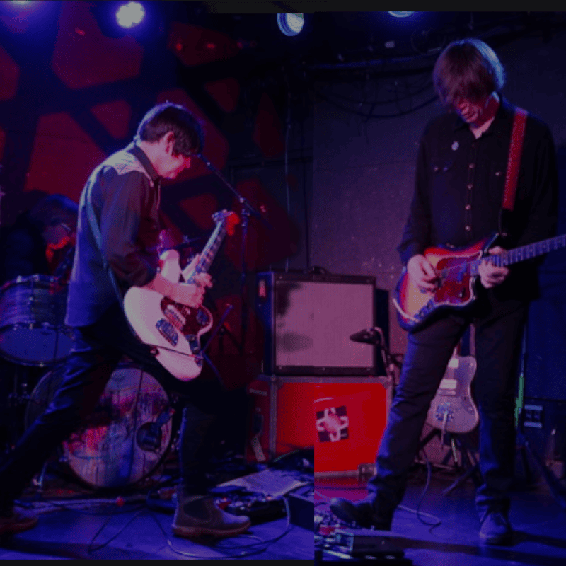 Debbie Googe (my bloody valentine) & Thurston Moore (Sonic Youth)